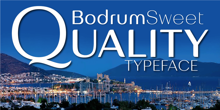 Bodrum Sweet Font Poster 11
