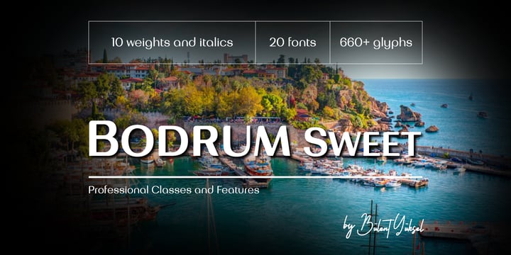 Bodrum Sweet Font Poster 1