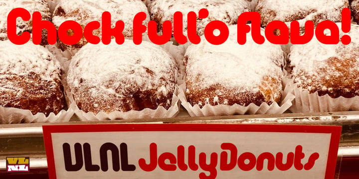 VLNL Jelly Donuts Font Poster 6
