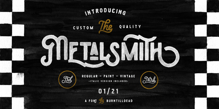 Metalsmith Font Poster 1