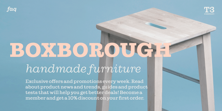 Lagom Font Poster 5