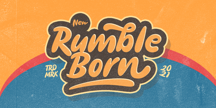 Rumble Born Font Poster 1