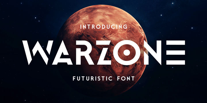 Warzone Font Poster 4