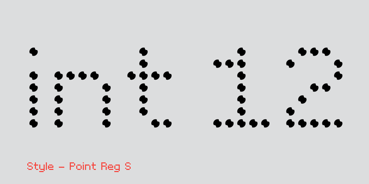 Pixel Grid Font Poster 4