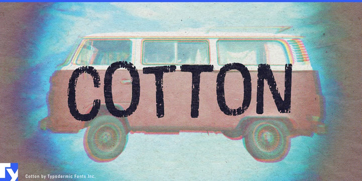 Cotton Font Poster 1