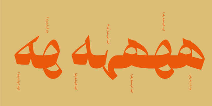Manchette Fine Font Poster 5