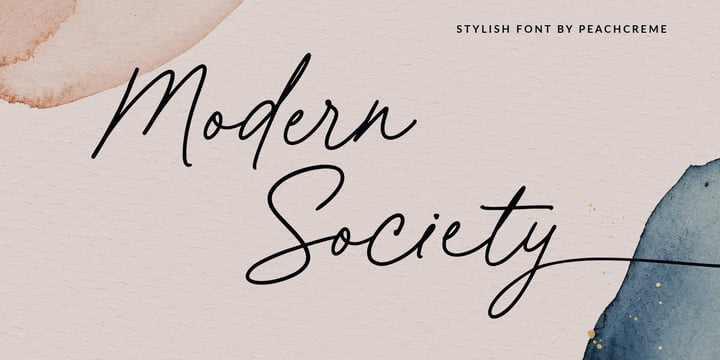 Modern Society Font Poster 1