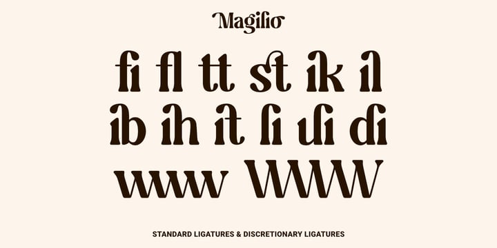 Magilio Font Poster 15