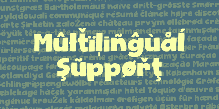 Gimcrack Font Poster 8