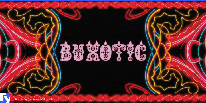 Buxotic Font Poster 1
