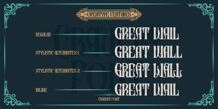Cravery Font Poster 8