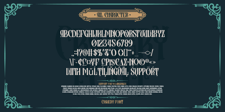 Cravery Font Poster 9
