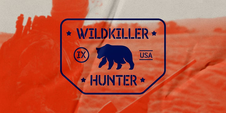 Amateur Hunter Font Poster 2