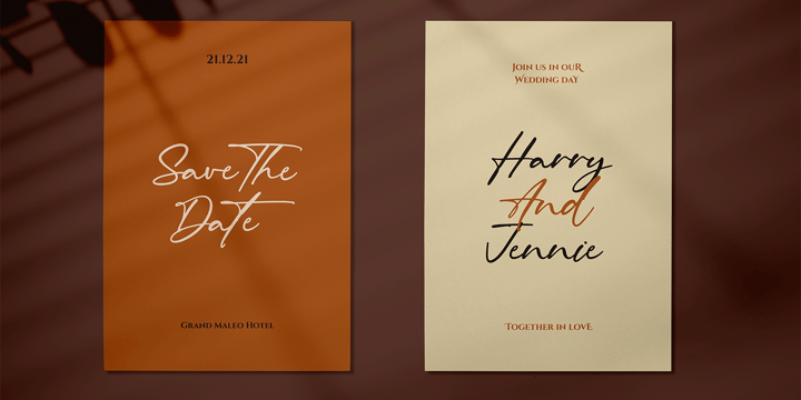 Author Think Font Poster 7