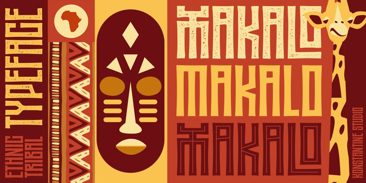 Makalo Font Poster 1