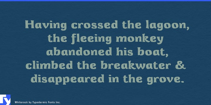 Whiterock Font | Webfont & Desktop | MyFonts