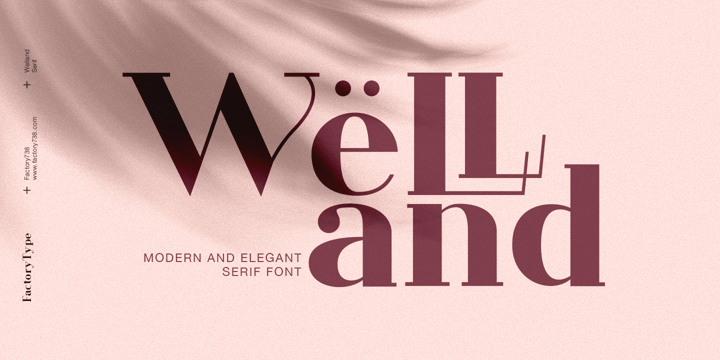 Welland Font Poster 1