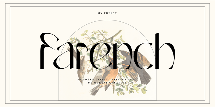 Farench Font Poster 1