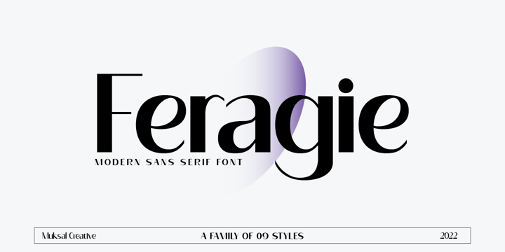 Feragie Font Poster 1