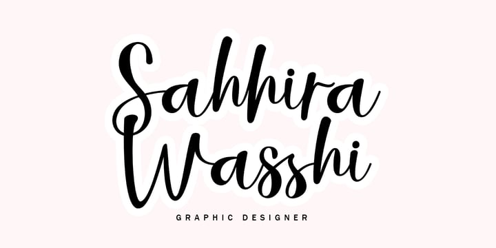 Sahhira Wishess Font Poster 7