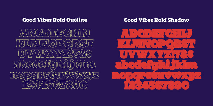 Good Vibes Font Poster 4