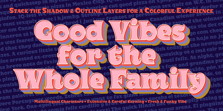 Good Vibes Font Poster 6
