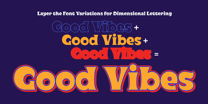 Good Vibes Font Poster 5