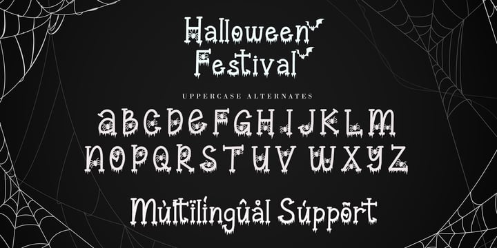 Halloween Festival Font Poster 10