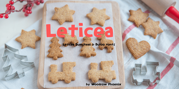 Leticea Bumstead Font Poster 1