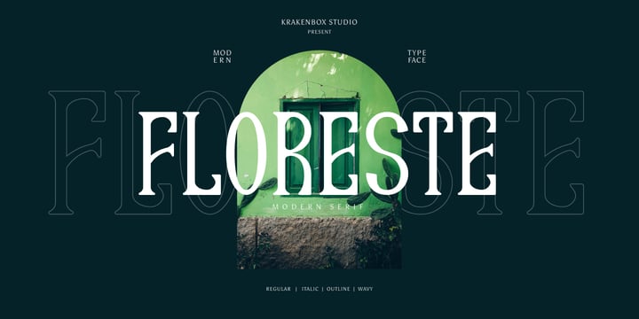 Floreste Font Poster 1