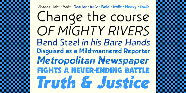 Single Bound Font Poster 4