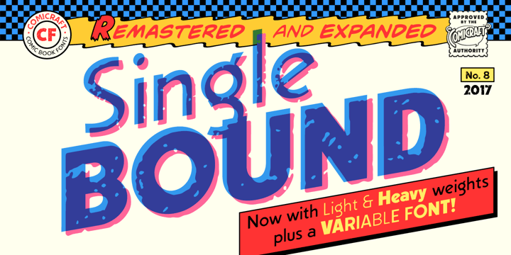 Single Bound Font Poster 1