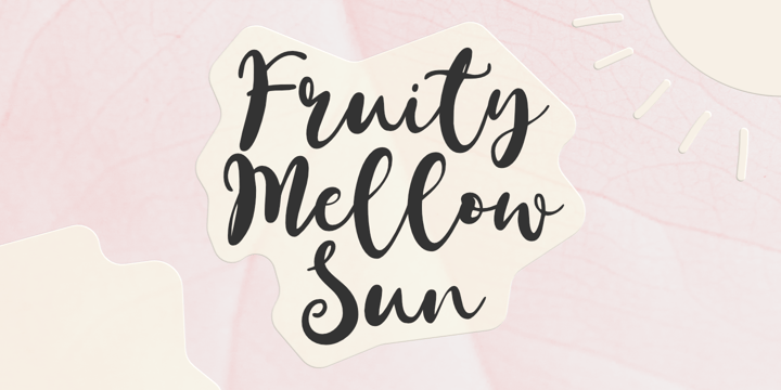 Best Fruity Fonts