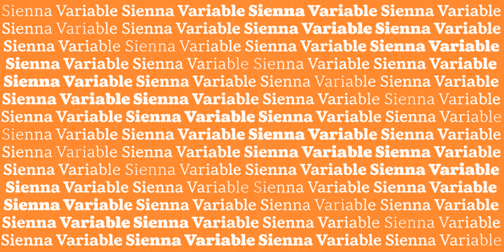 Sienna Font Poster 13