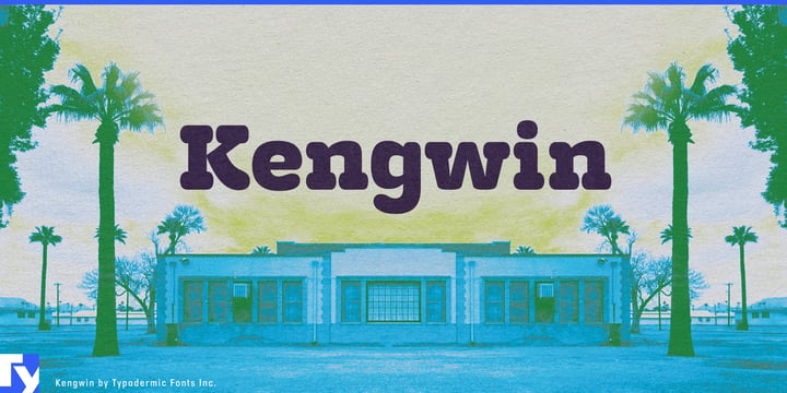 Kengwin Font Poster 1