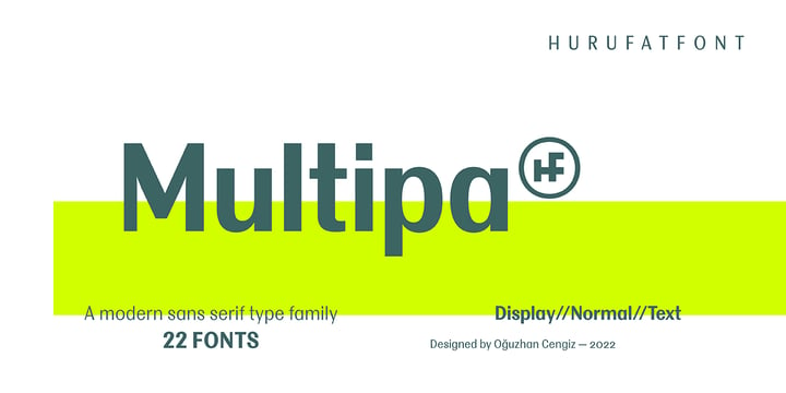 Multipa Font Poster 1