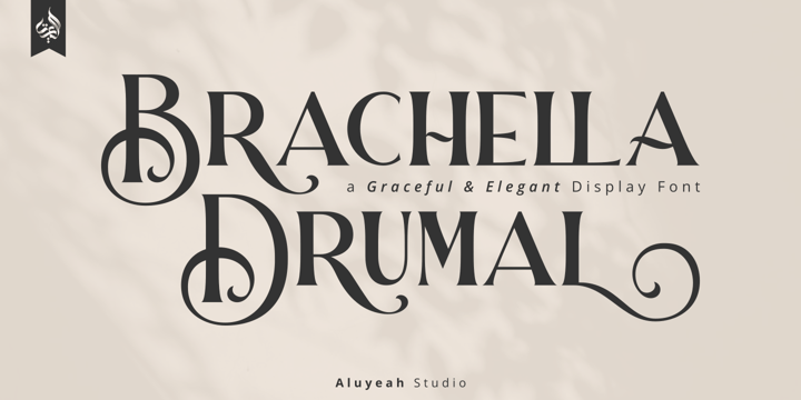 [ohrsvycuwj] Download Al Brachella Drumal Fonts Family From Aluyeah Studio