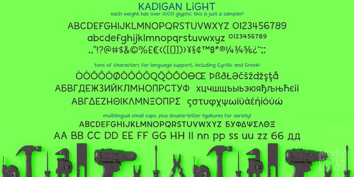 Kadigan Font Poster 7