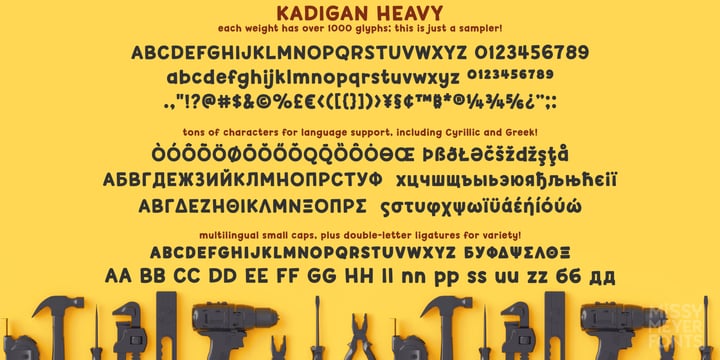 Kadigan Font Poster 9