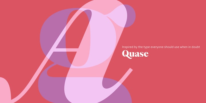 Quase Display Font Poster 1