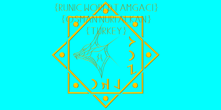 Ongunkan Arkaic Greek Font Poster 4