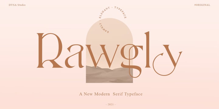 Rawgly Font Poster 1