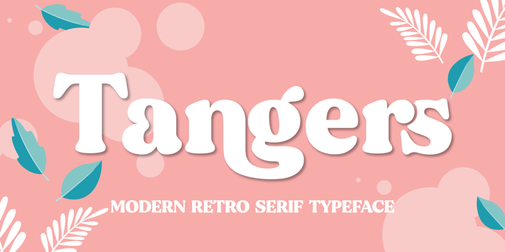 Tangers Font Poster 1