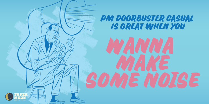 PM Doorbuster Casual Font Poster 10