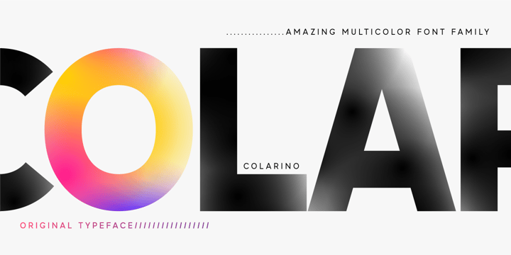 Colarino fonts from Luxfont - (zclql)