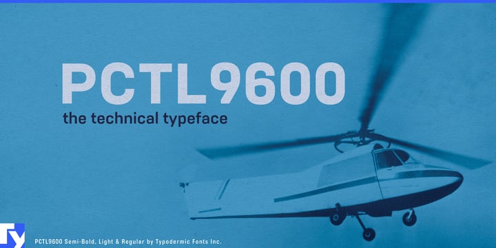 Pctl9600 Font Poster 1