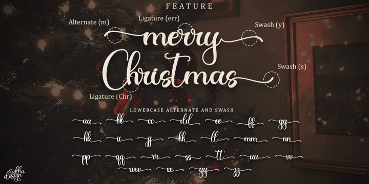 Christmas Night Font Poster 9