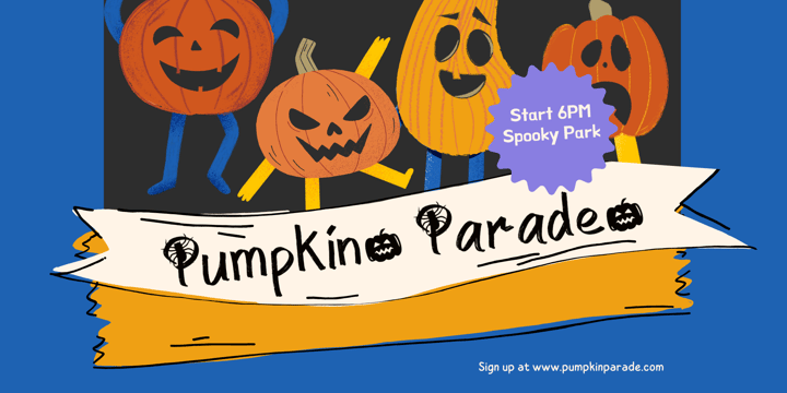 Spooky Place Font Poster 3