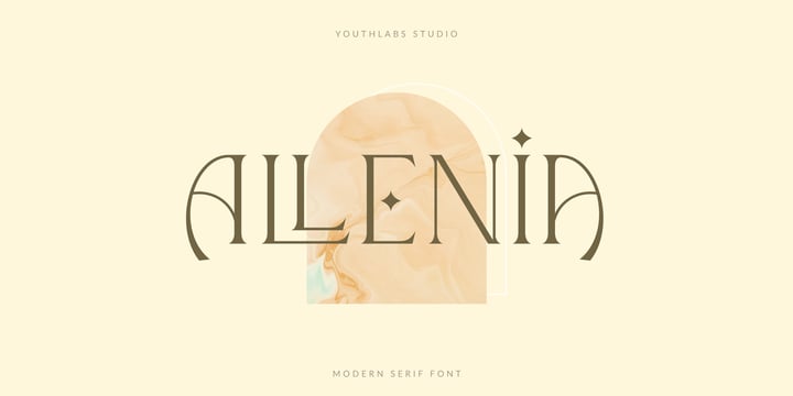 Allenia Font Poster 1