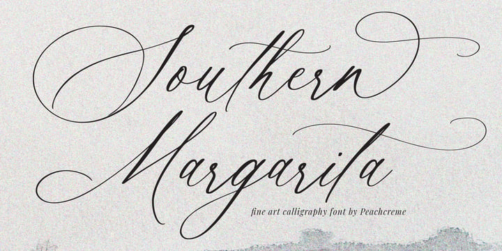 Southern Margarita Font Poster 1